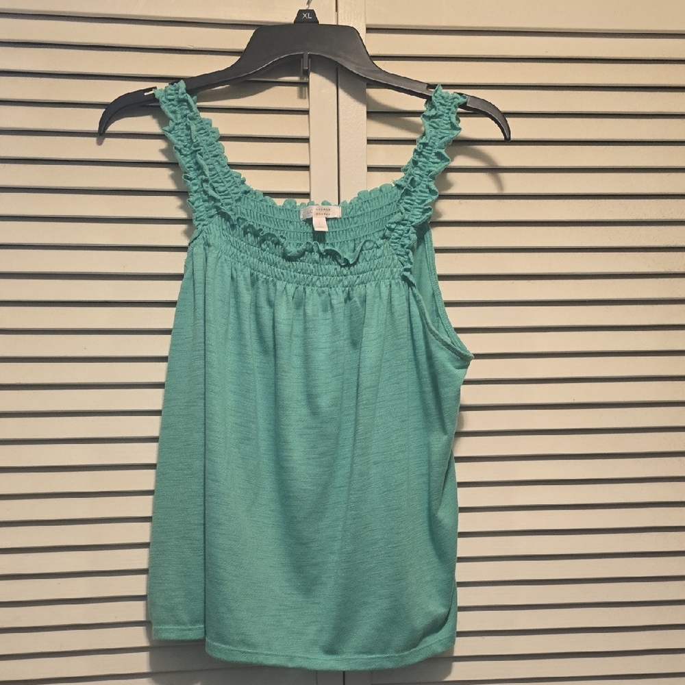 LC Lauren Conrad Aqua Tank Top